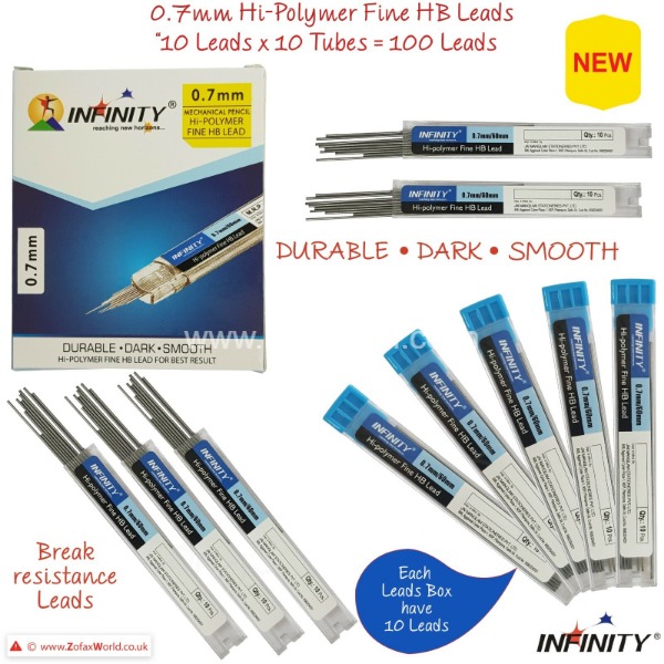 Infinity Reaching New Horizons || Mechaniacal Pencil Hi-Polymer Fine Lead 0.7MM || Item No:INF-MPL07