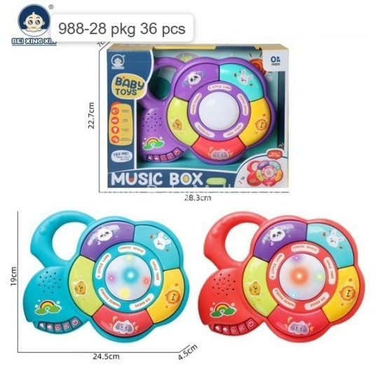 Music box || Baby Toys || Item No:988-28 