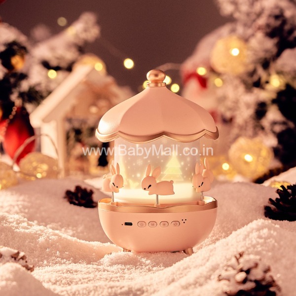  Bunny Carousel Night Light Projector Lamp rotating Starry Sky Series Products || Item No. WH-E11 || 