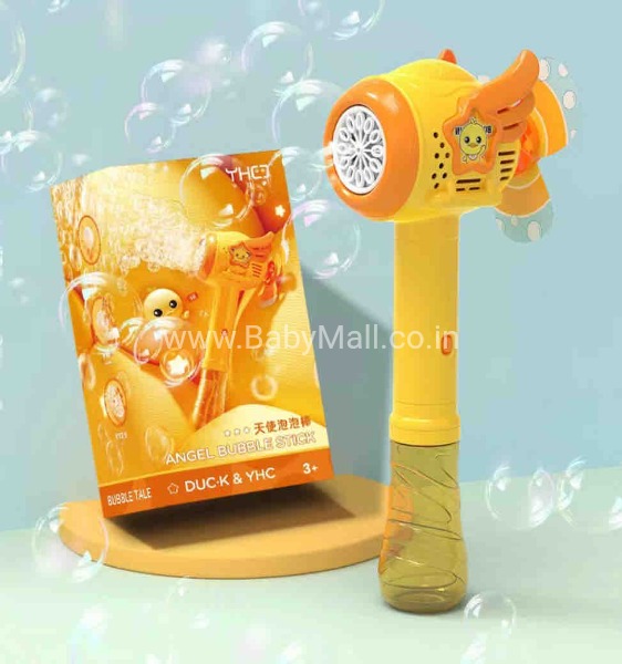 Toy BA-ZAAR || Duck Bubble Gun || Angel Stick Colorful Bubble || 12 Holes Multiple Bubble With Lights || Lets Blow Bubbles || Item No:AGT333-19