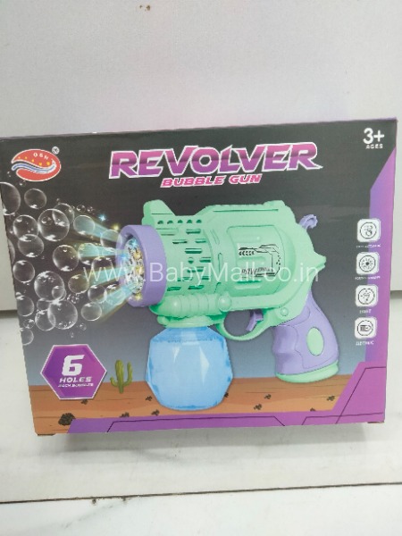Revolver Bubble Gun 6 Holes Rich Bubbles || Item No:GSH818-30D