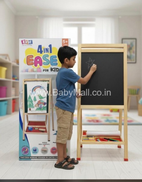Kirat || 4 In 1 Easel Board Jumboo Big Size || Black Board And White Board || Item No:122C