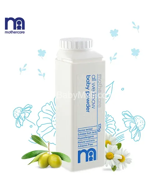 Mothercare All We Know Baby Powder 125g