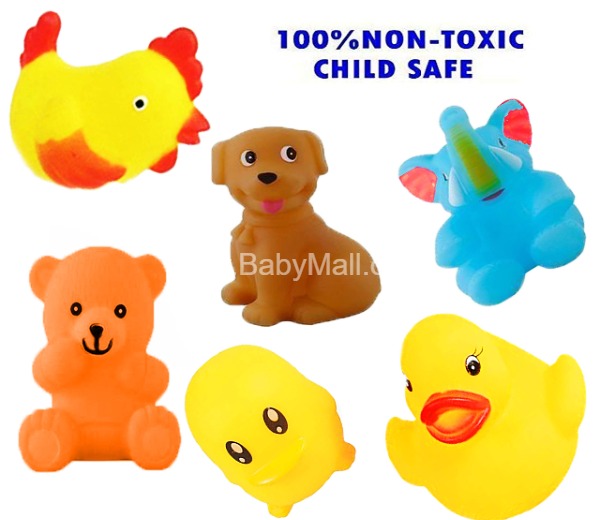 Oswal Happy Baby Squeezy Toys Chu Chu 6pc