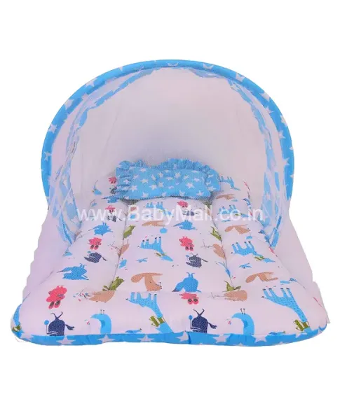 Baby Mall Premium Bedding With Pillow And Mosquito Net