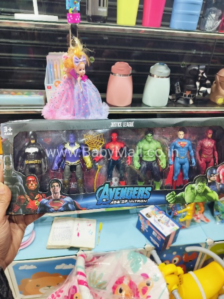 Avengers 6 Super Hero Model 6 pcs || No.6156