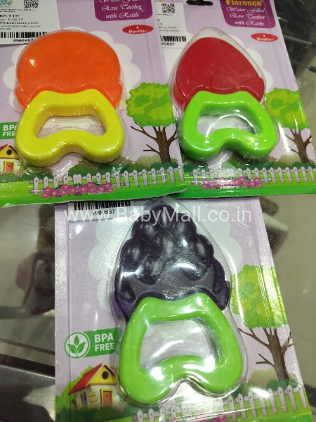 Florence Water-Filled Love Teether with Rattle