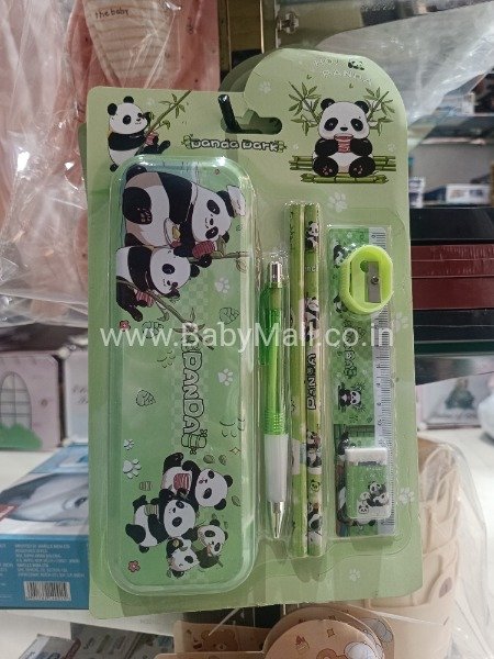 Little Bear Pencil Box Pen & Pencil Scale Sharpner Gift Set (Boy/ Girl) || Item No:6612