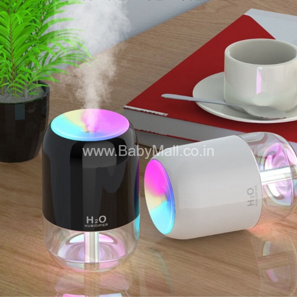 Ultrasonic Humidifier || Humidifier Colorful Lights Humidifier 988 || 200ML RK-410-3