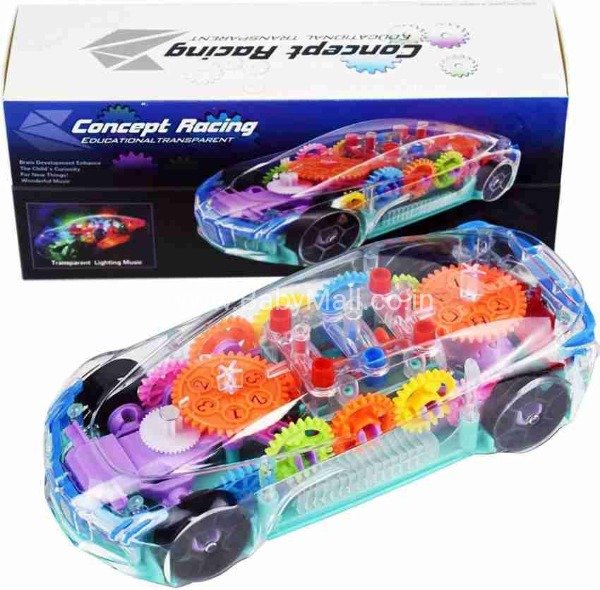 GOOYO Concept Racing Transpant Gear Lighting Music Car || Item No:R7388-48