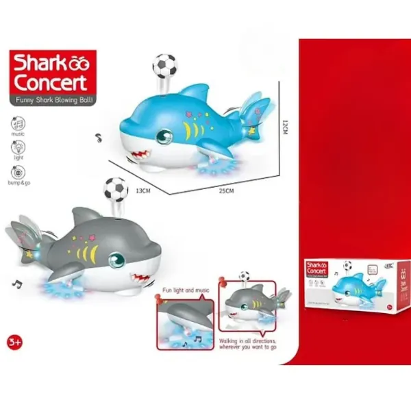 Shark Concert Funny Blowing Ball Toy for Kids || Item No:683B