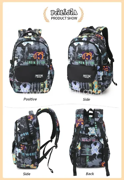Peilijia Style School Bags || High Quality Children Bag || Printed Unisex || SB-678-17(PLJ)