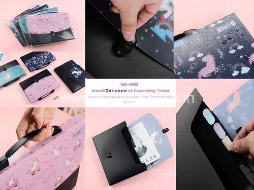 Kawaii-Q Unicorn Document File Folder Bag ||Item No:DF-KQ-0903-UN