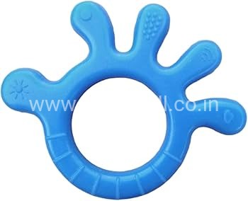 Chubby Cheeks Easy Grip Silicone Teether Baby Hand || Non Toxic Phthalate Free || Safe And Comfortable || Item No:SY1257
