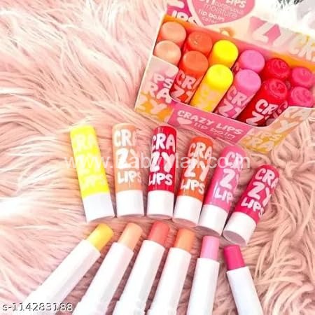 Crazy Lips Lip Balm Color 6 HR Continuous Moisture || Item No. Z1208 || 