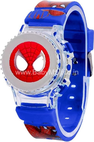 Character Spinner With Light Digital Watch