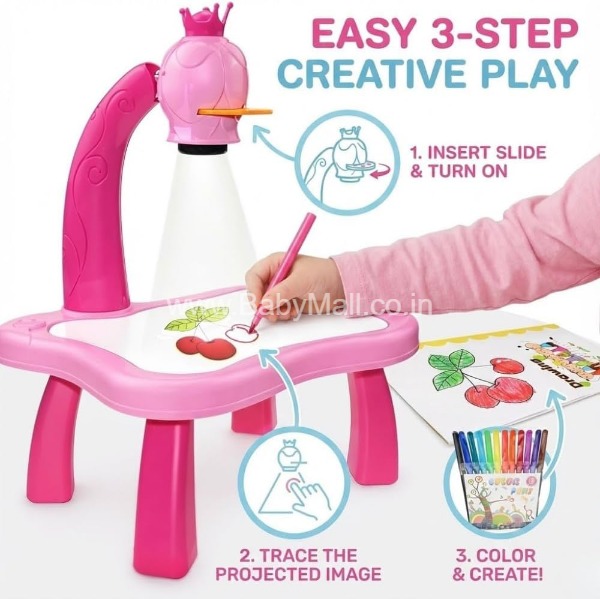 Painting Projector Battery Operated 24 Pattern 12 Water Pen || Item No:YM-6336-30012026