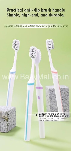 T-Bite Healthy || Soft And Clean || Gentle Oral Care Nebula Toothbrush 2pcs Pack || Item No:TB-1108-2(NA)