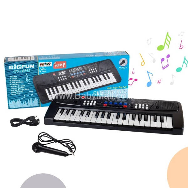 Gooyo Get One On Your Own || Electronic Keyboard Bigfun Piano Mini Keys Big Fun Big Piano With Mic || Item No:GY-639