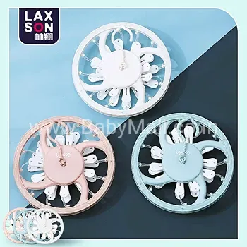 LAXSON || Clothes Multipurpose Hanger || Clothig Hook Set 24 Clips || Item No:LX-8002 