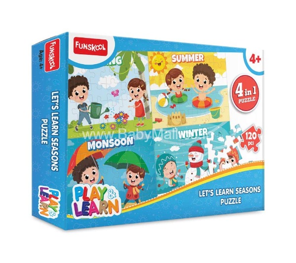 Funskool - Play & Learn Funskool Play & Learn-Seasons Educational || 120 Pieces || Puzzle || Item No.9426800 