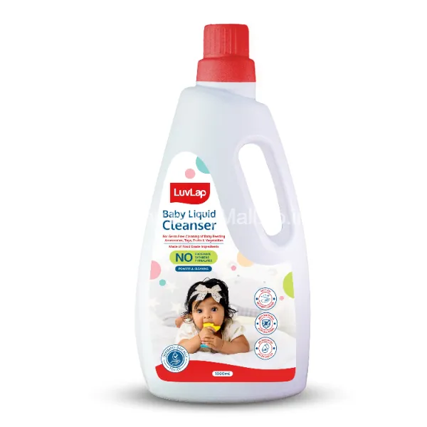 Luvlap Baby Liquid Cleanser For Germ || Free Cleaning Of Baby Feeding Accessories, Toys, Fruits & Vagetables || Made Of Food Grade Ingredients 1000ml