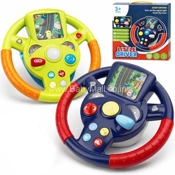 Little Driver Staring Whell || Start Driving Turn On The Signal Light Honk The Horn || Item No:3688-D