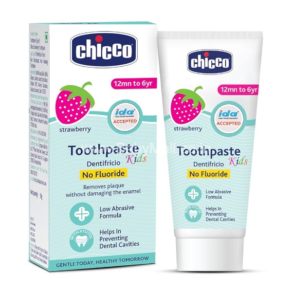 Chicco Toothpaste Strawberry || No Fluoride 