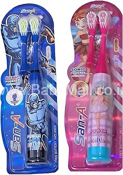 San-A Sonic Powered Toothbrush || Power Brush Brosse Kids || Smart Electric Kids Toothbrush || Item No:D251