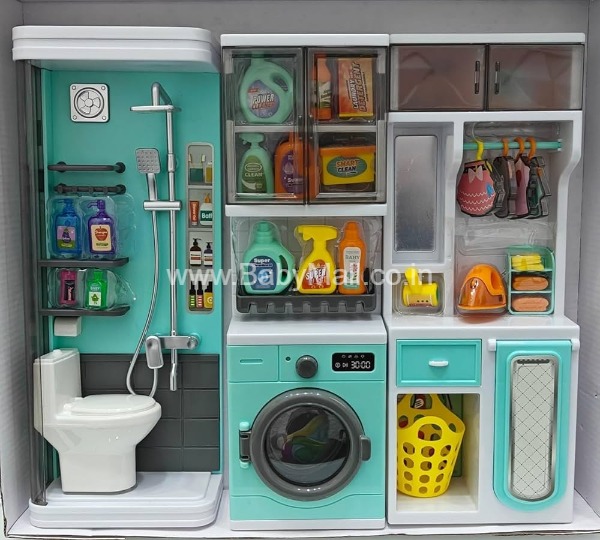 Chaoye Toys Home Toilet Shower Multi Functional Bathroom Play Set Medium || Item No:818-363