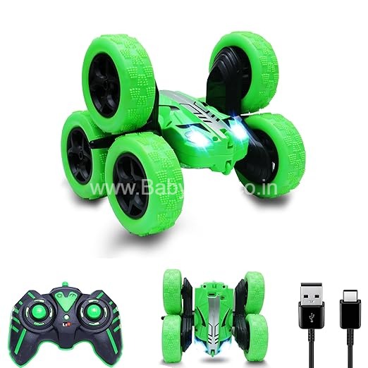 Wonder Toys || Storm Double Flip Stunt Car Remote Control Rechargeable || Item No:MT-0624