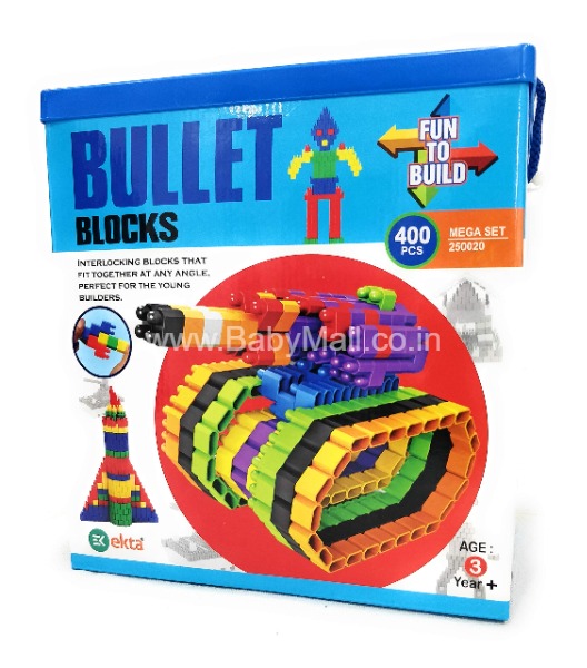 Ekta Fun To Build || Bullet Blocks 400 Pcs Mega Set || Item No:EK-002