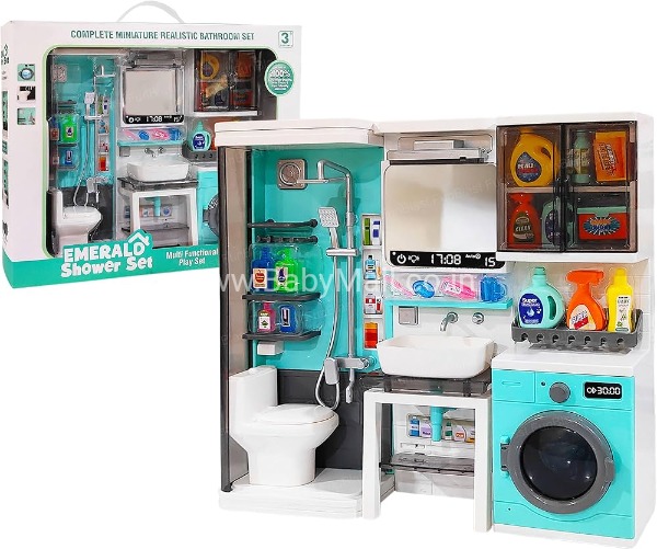 Annie Emoralo Shower Set Multi Functional Bathroom Play Set Large || Item No:ESS-9213E-B