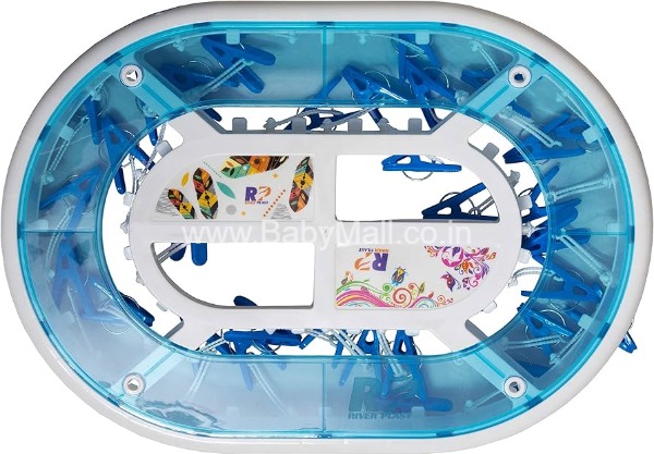 River Plast Air Dry Multi Purpose Clothing Hanger 36 Clippers || Product Code:RP141