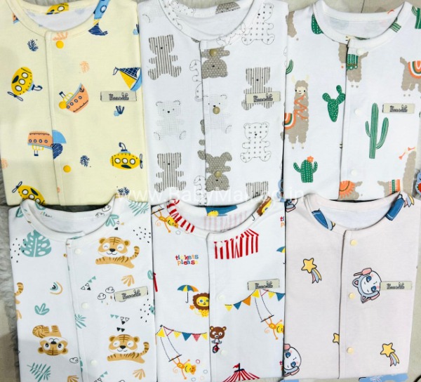The Little Bunny Front Open Half Sleeves Hop In Style Bunny Hugs For Your Little Ones 2 Pcs Set || Item No. TLB-736 || 