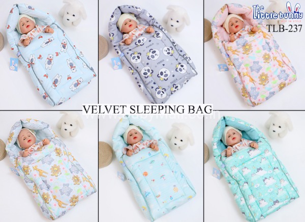 The Little Bunny Hop In Style || Premium Baby Wraping Bag And Sleeping Bag For Zipper Bag || TLB 237