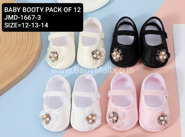 Baby Naturals BOOTIES || 0-12 months || Item No.JMD-1667-3
