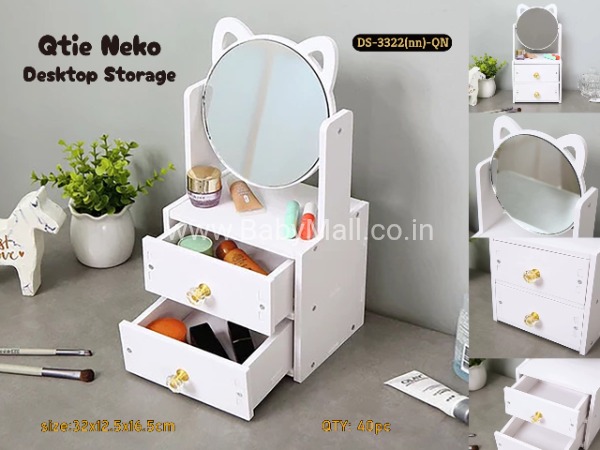 NIU NIU || Qtie Neko Desktop Storage || ITEM NO. DS-3322