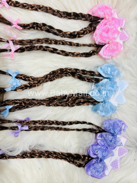 Hairbows With Braids For Girls || Item No:CJ-46-11