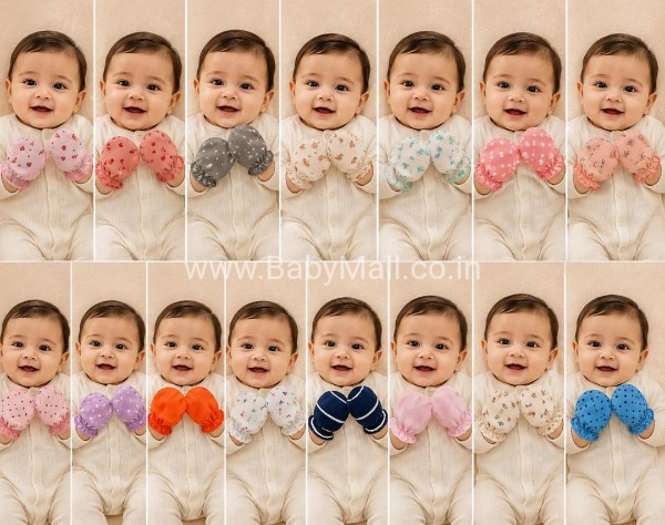 Gerber & Organic Cotton || Mitaines 4 Pack Mittons Set 