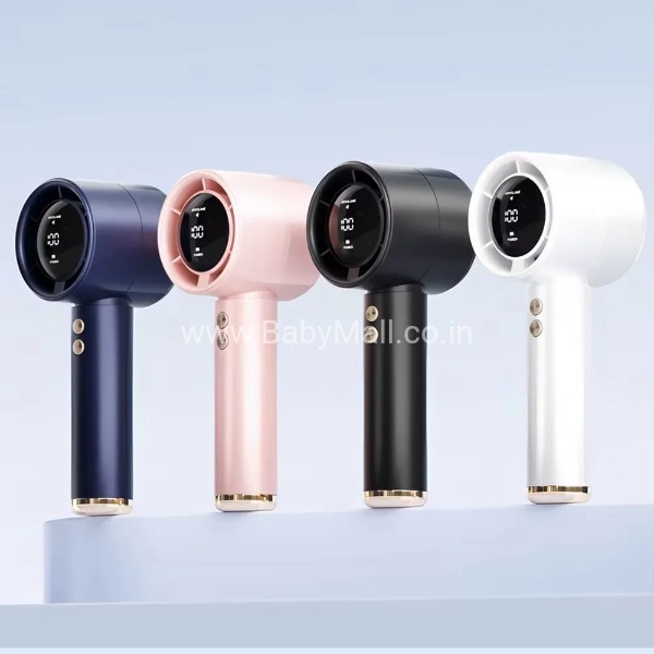Digital Handed Small Fan Rechargeable N68 || LED Digital Display Power Level || Item No:N68