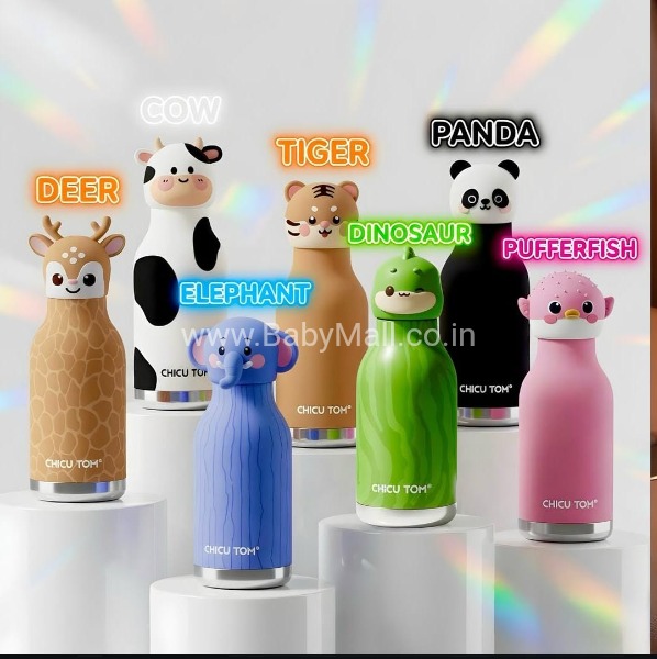 Geyu Cute And Small Vaccum Cup || Animal Bottles Stainless Steel Premium Water Bottle Insulated 480ML ||  Item No:HMSL-01