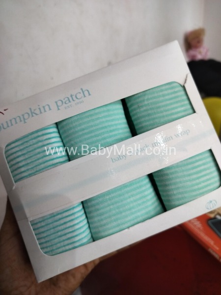 Pumpkin Patch EST.1990 || Baby 3 Pack Muslin Swaddle Wrap 