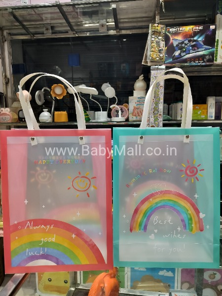 Kawaii-Q Follow Your Joy || Sweet Heart Transparent Plastic Bag Exam Bag || Item No:GB2533(KQ)-03-RR