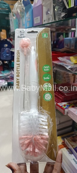 P For Panda || Baby Bottle Brush 3 Pcs Set || Non Toxic Easy Grip & Comfortable || Item No:8250C