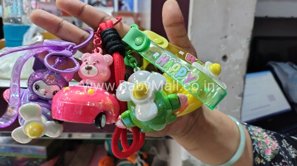 Happy Cute Cartoon Character Keychains Combo Multicolor || Decorative Keyrings For Bags Bikes Keychain 