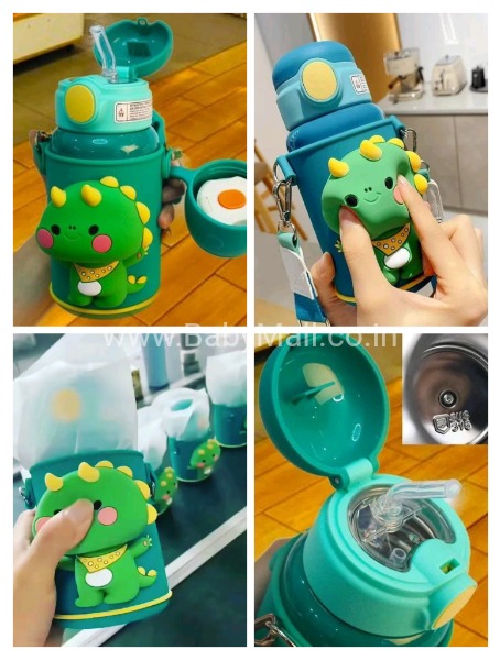 Chu Chu Cartoon Insulated Stainless Steel Water Bottle 500ML || Item No:JQ-091