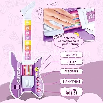 Gooyo Get One Of Your Own Interactive Guitar With Mic Kit Welcome To Music Sky || Item No. GY-8178 