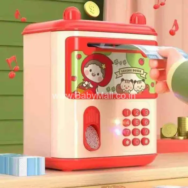 playcraft 5 in 1 Money Bank ATM Secure Code Lock || Rhymes|| Animal sounds Item No.235