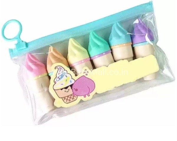Ice Cream Highlighter Cone